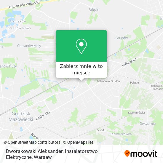 Mapa Dworakowski Aleksander. Instalatorstwo Elektryczne