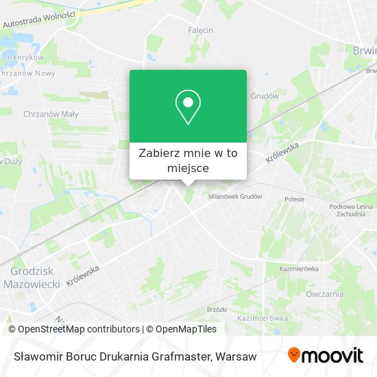 Mapa Sławomir Boruc Drukarnia Grafmaster