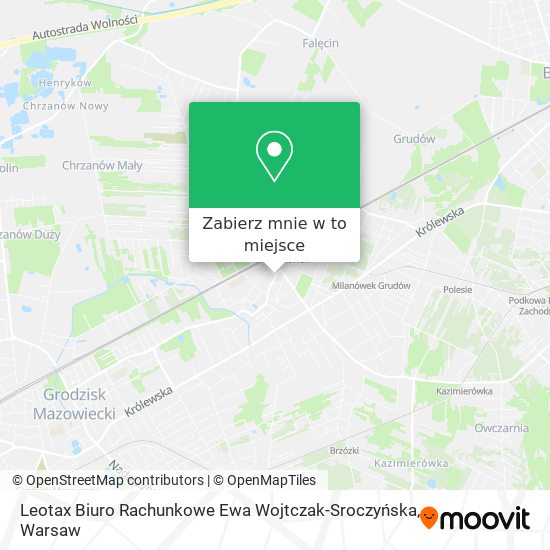 Mapa Leotax Biuro Rachunkowe Ewa Wojtczak-Sroczyńska