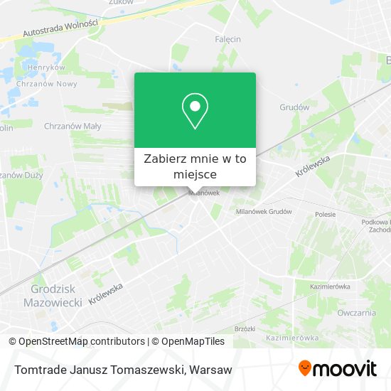 Mapa Tomtrade Janusz Tomaszewski