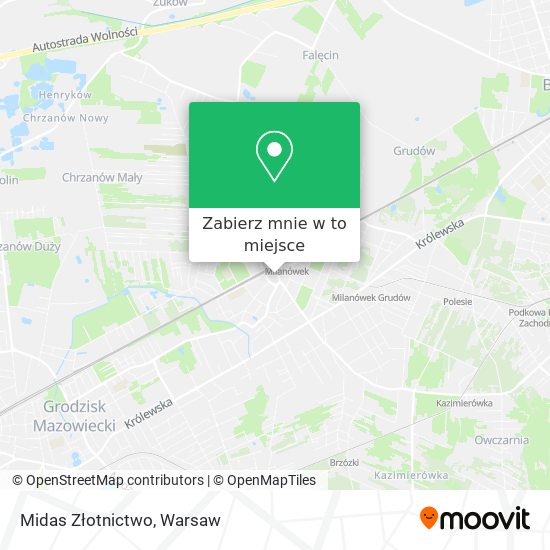 Mapa Midas Złotnictwo