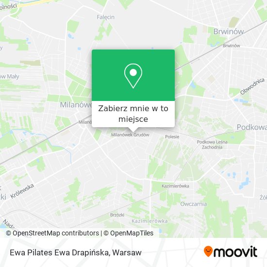 Mapa Ewa Pilates Ewa Drapińska