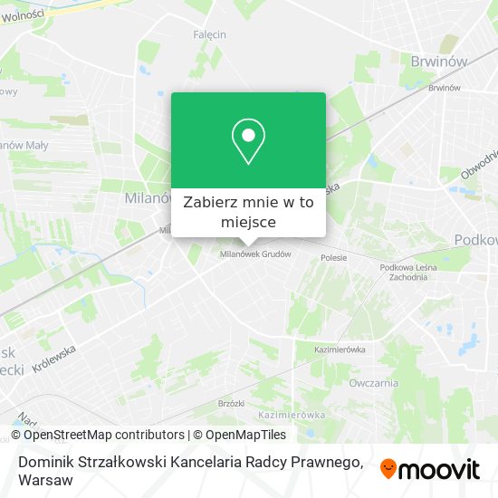 Mapa Dominik Strzałkowski Kancelaria Radcy Prawnego