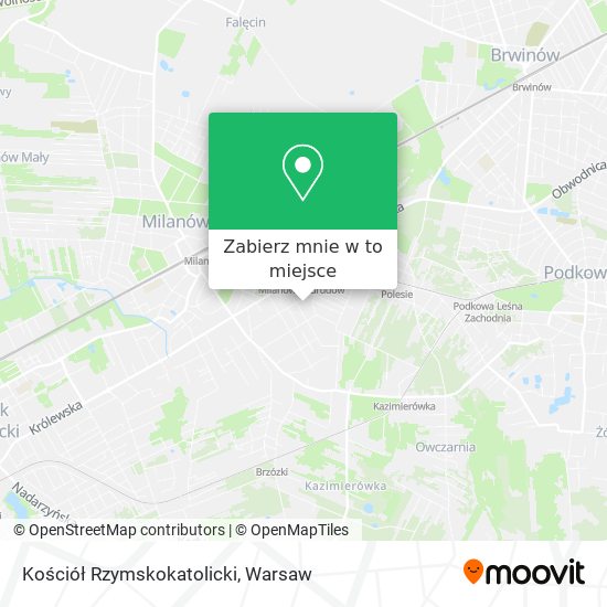 Mapa Kościół Rzymskokatolicki