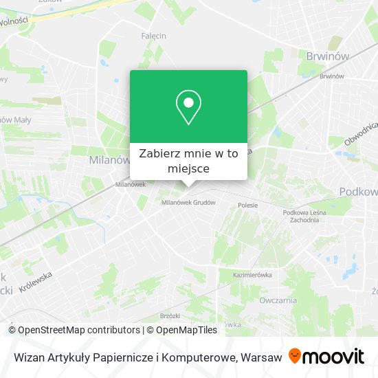 Mapa Wizan Artykuły Papiernicze i Komputerowe