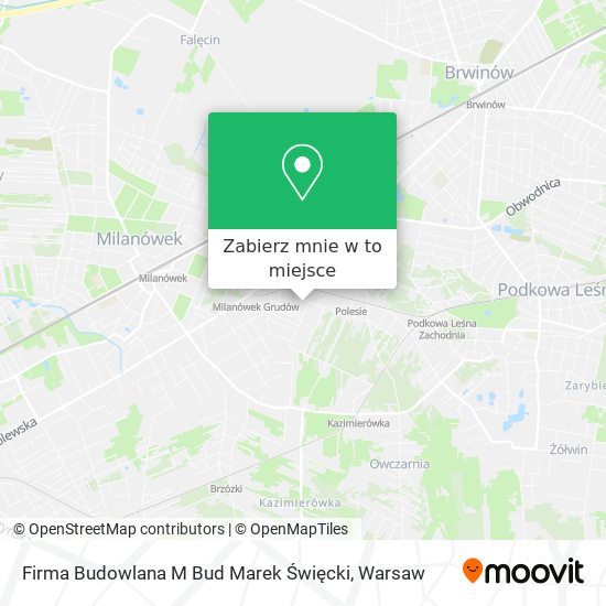 Mapa Firma Budowlana M Bud Marek Święcki