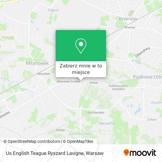 Mapa Us English Teague Ryszard Lavigne