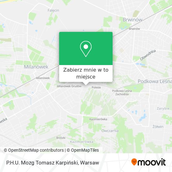 Mapa P.H.U. Mozg Tomasz Karpiński