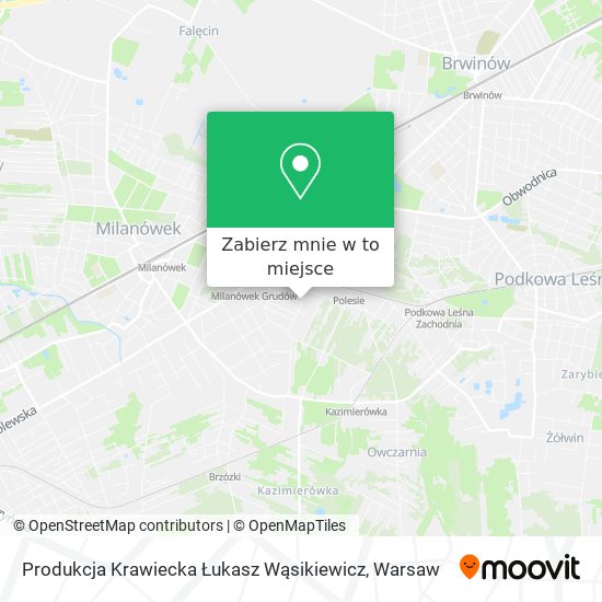 Mapa Produkcja Krawiecka Łukasz Wąsikiewicz