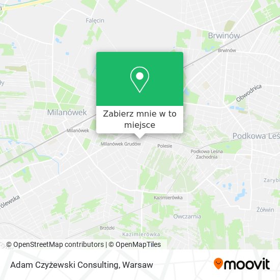 Mapa Adam Czyżewski Consulting