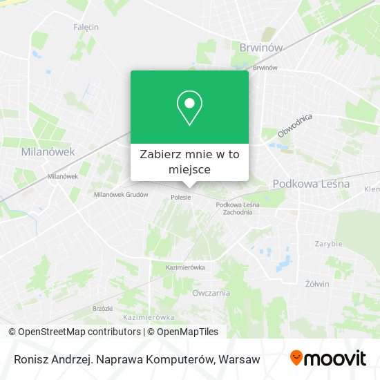 Mapa Ronisz Andrzej. Naprawa Komputerów