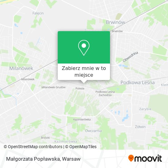 Mapa Małgorzata Popławska