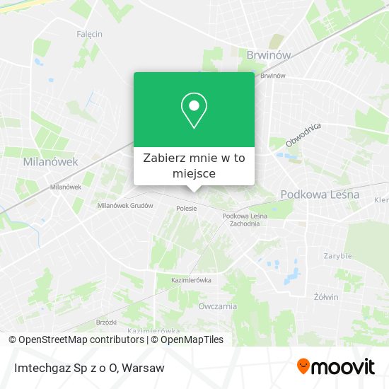 Mapa Imtechgaz Sp z o O