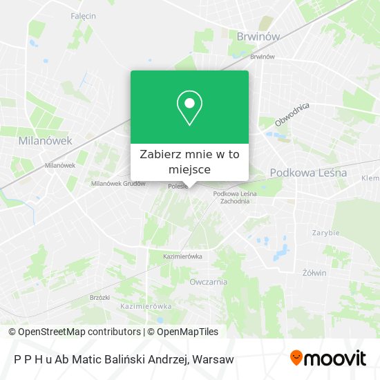 Mapa P P H u Ab Matic Baliński Andrzej