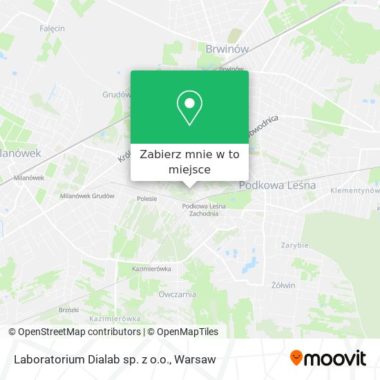 Mapa Laboratorium Dialab sp. z o.o.