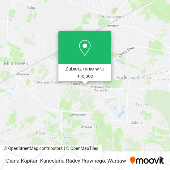 Mapa Diana Kapitan Kancelaria Radcy Prawnego