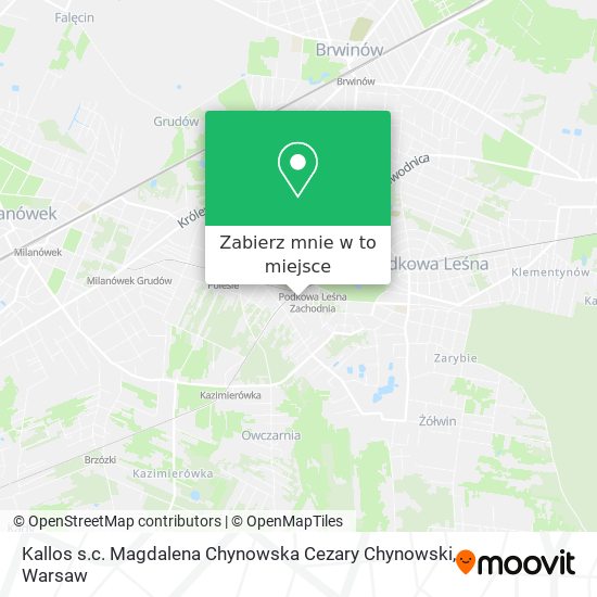 Mapa Kallos s.c. Magdalena Chynowska Cezary Chynowski