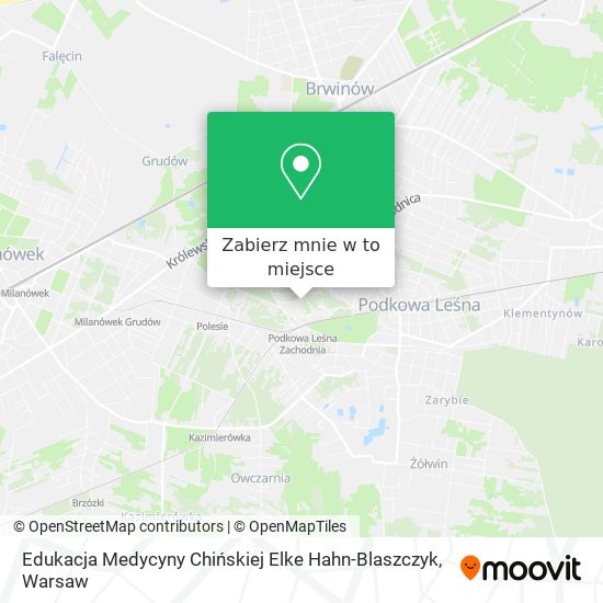 Mapa Edukacja Medycyny Chińskiej Elke Hahn-Blaszczyk