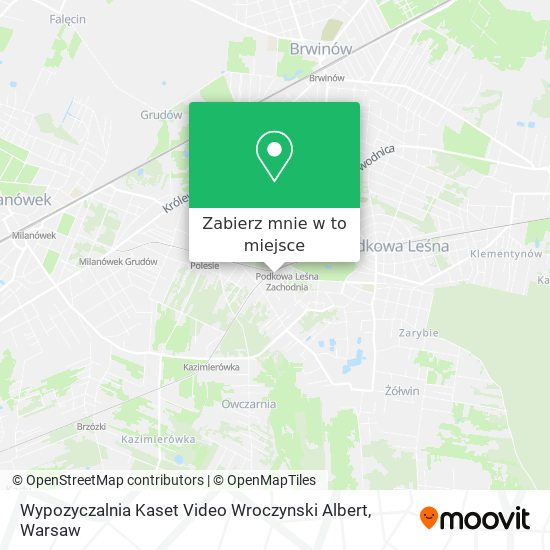 Mapa Wypozyczalnia Kaset Video Wroczynski Albert