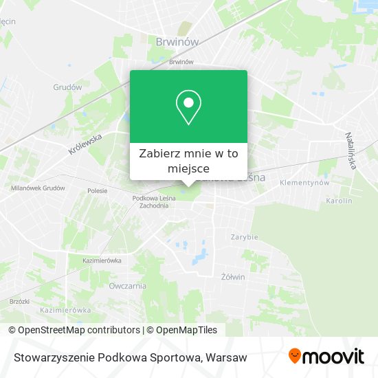 Mapa Stowarzyszenie Podkowa Sportowa