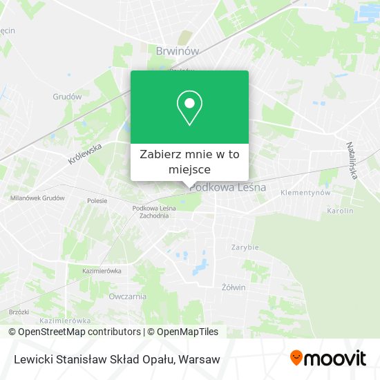 Mapa Lewicki Stanisław Skład Opału