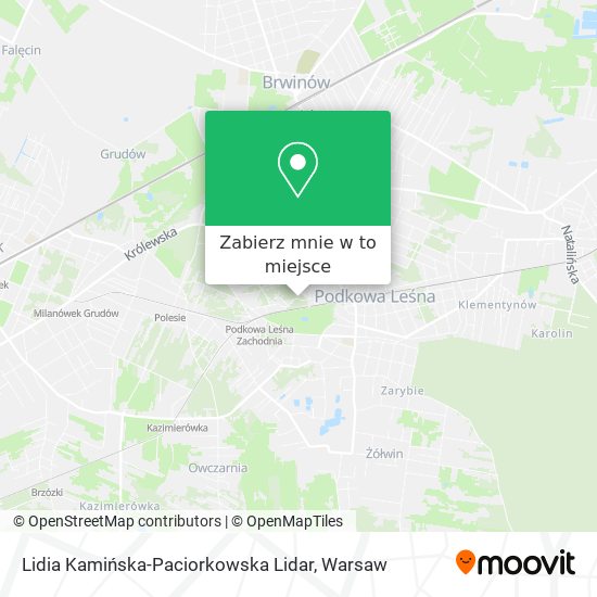 Mapa Lidia Kamińska-Paciorkowska Lidar