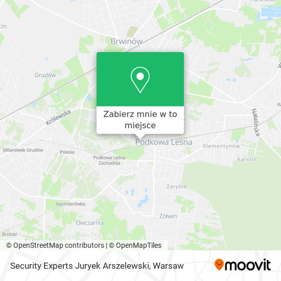 Mapa Security Experts Juryek Arszelewski