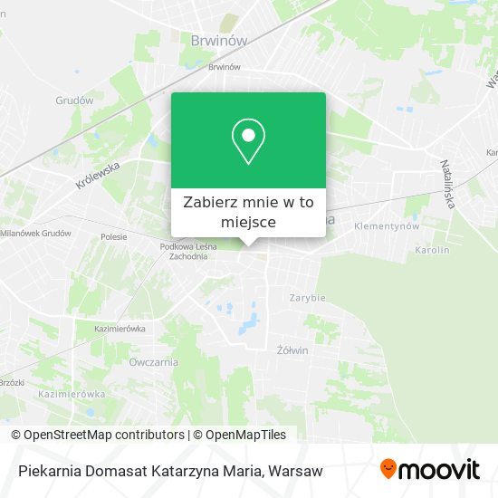 Mapa Piekarnia Domasat Katarzyna Maria