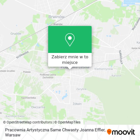 Mapa Pracownia Artystyczna Same Chwasty Joanna Effler