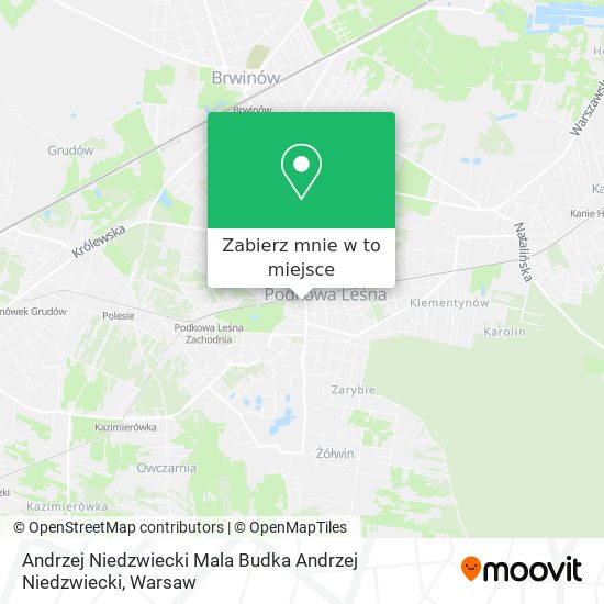 Mapa Andrzej Niedzwiecki Mala Budka Andrzej Niedzwiecki