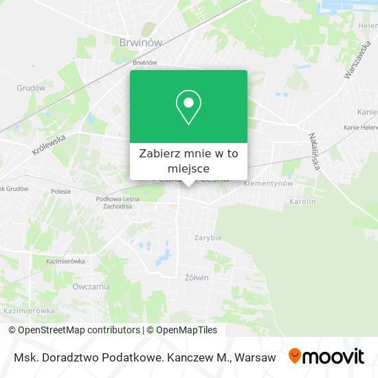 Mapa Msk. Doradztwo Podatkowe. Kanczew M.