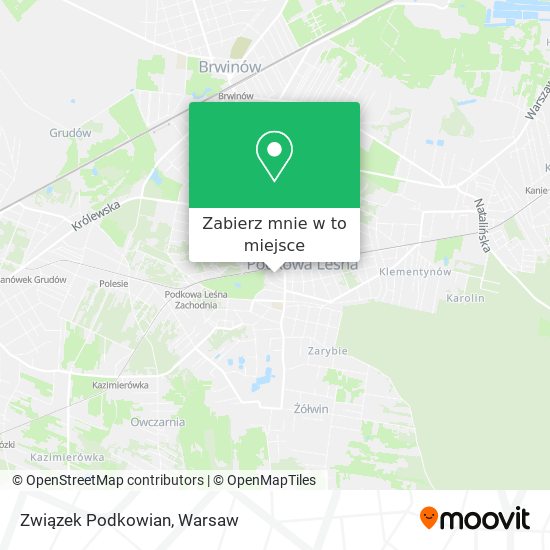 Mapa Związek Podkowian