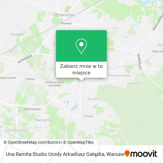 Mapa Una Ramita Studio Urody Arkadiusz Gałązka