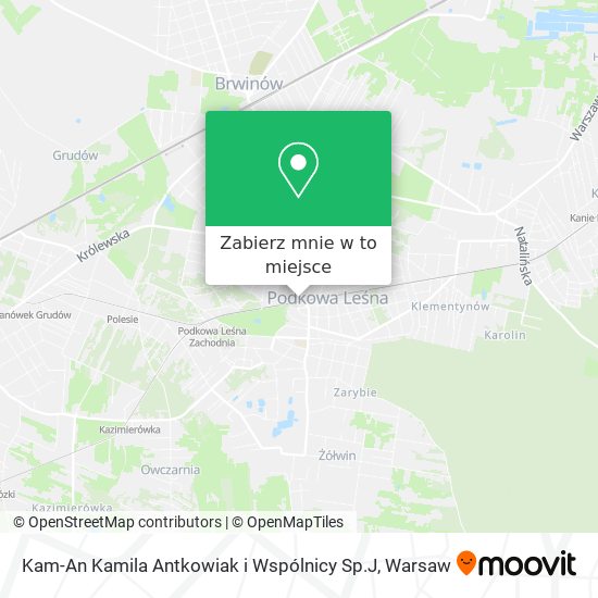 Mapa Kam-An Kamila Antkowiak i Wspólnicy Sp.J