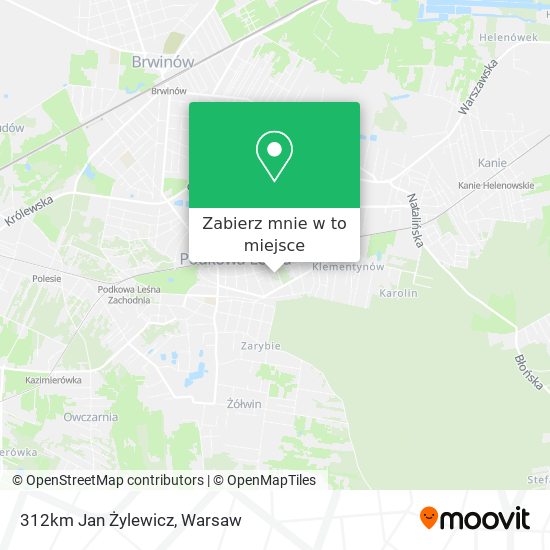 Mapa 312km Jan Żylewicz