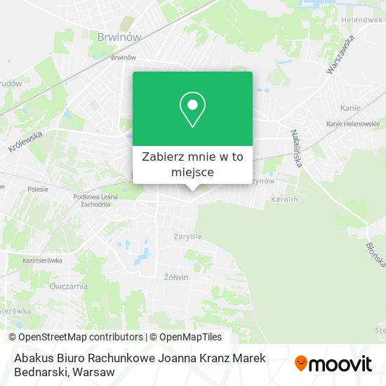 Mapa Abakus Biuro Rachunkowe Joanna Kranz Marek Bednarski