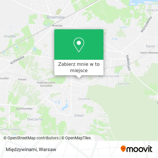 Mapa Międzywinami