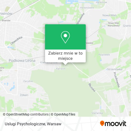 Mapa Uslugi Psychologiczne