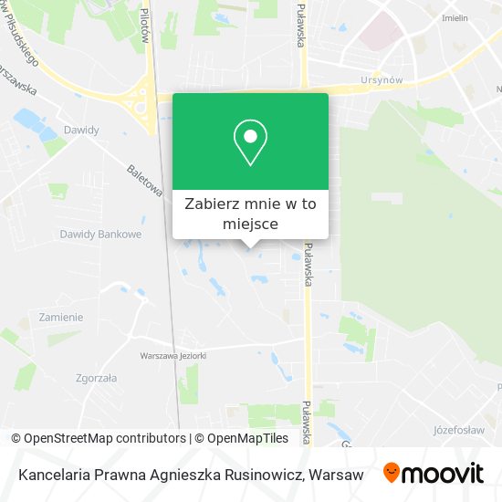 Mapa Kancelaria Prawna Agnieszka Rusinowicz