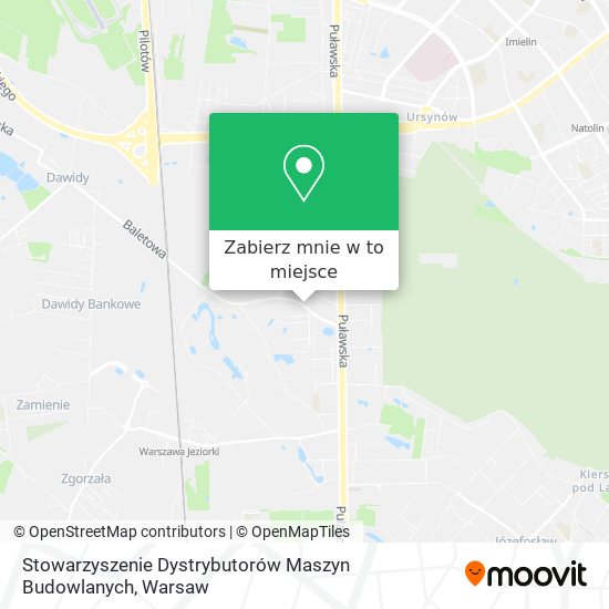 Mapa Stowarzyszenie Dystrybutorów Maszyn Budowlanych