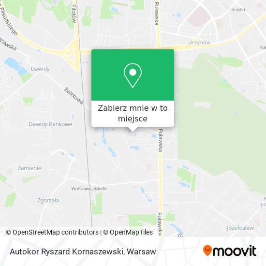 Mapa Autokor Ryszard Kornaszewski