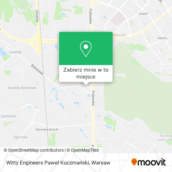 Mapa Witty Engineers Paweł Kuczmański