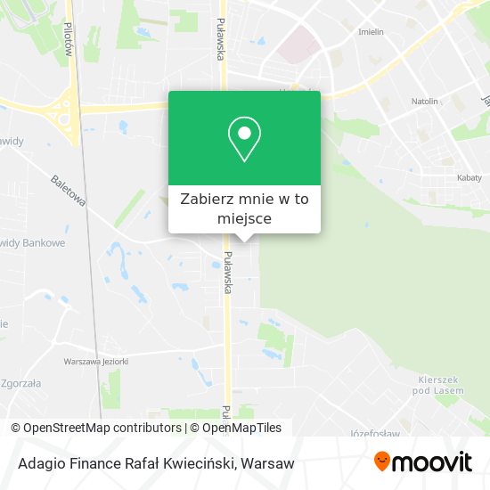 Mapa Adagio Finance Rafał Kwieciński