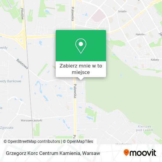 Mapa Grzegorz Korc Centrum Kamienia