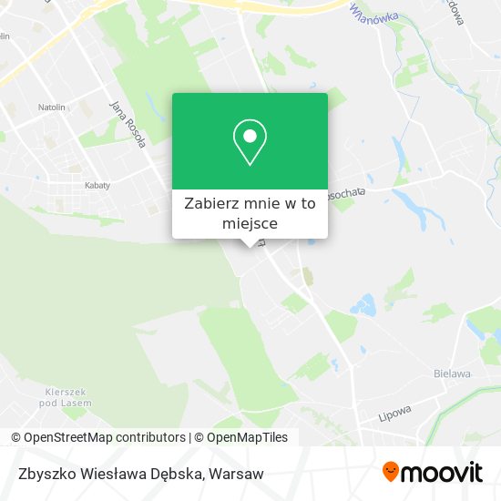 Mapa Zbyszko Wiesława Dębska