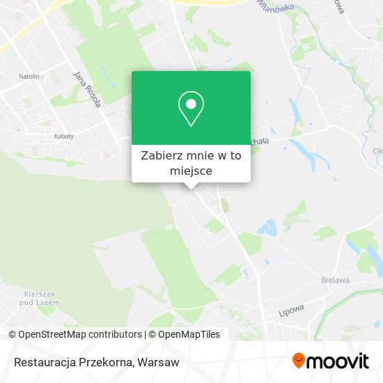 Mapa Restauracja Przekorna