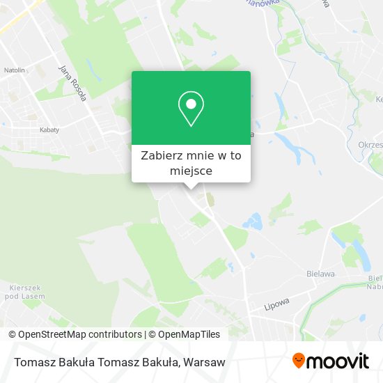 Mapa Tomasz Bakuła Tomasz Bakuła