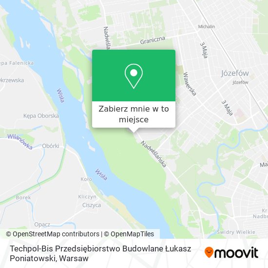 Mapa Techpol-Bis Przedsiębiorstwo Budowlane Łukasz Poniatowski