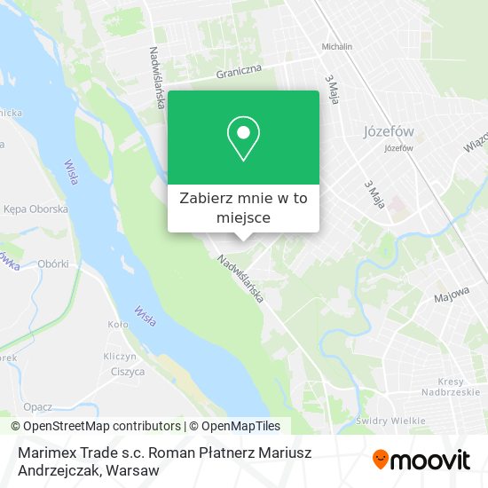 Mapa Marimex Trade s.c. Roman Płatnerz Mariusz Andrzejczak