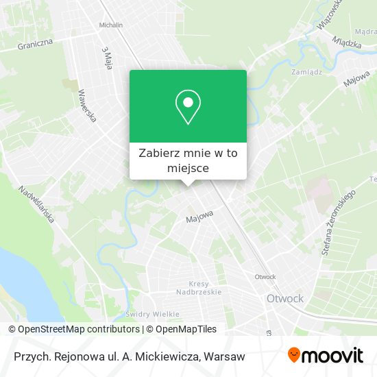 Mapa Przych. Rejonowa ul. A. Mickiewicza